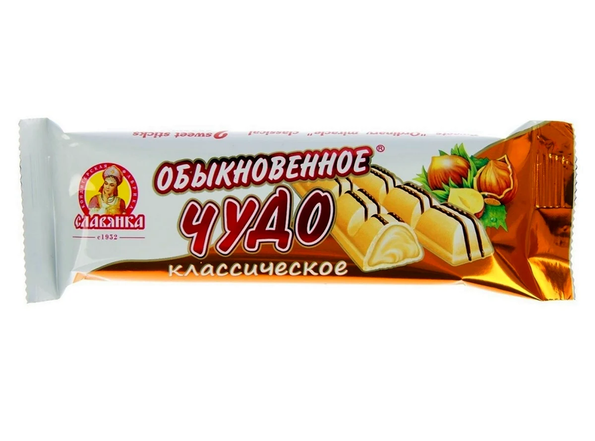 Батончик Обыкновенное чудо классическое вафли 40г