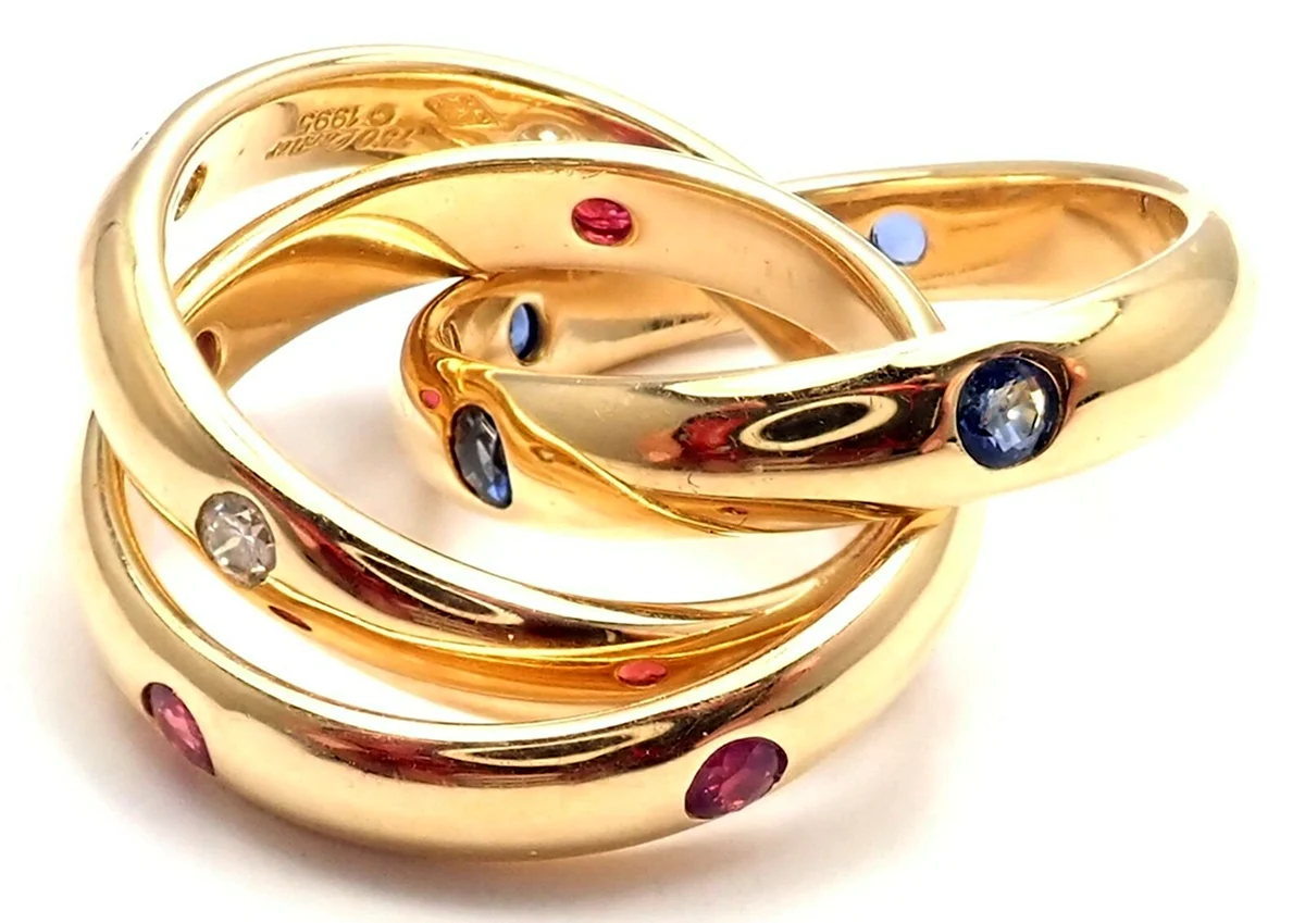Cartier Trinity кольцо