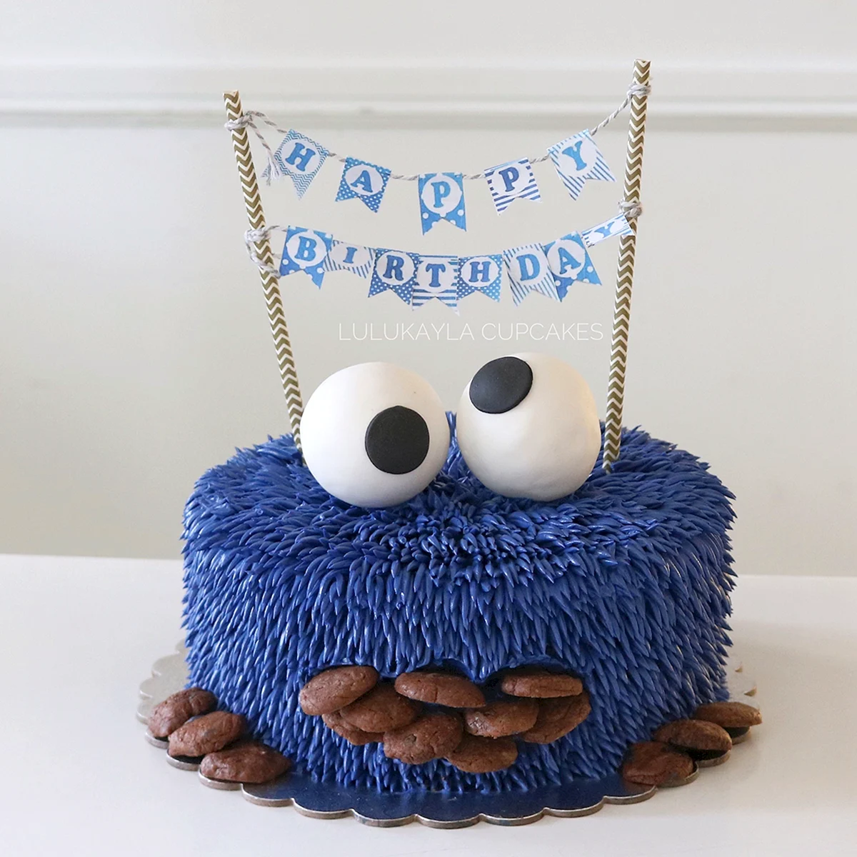 Cookie Monster Cake