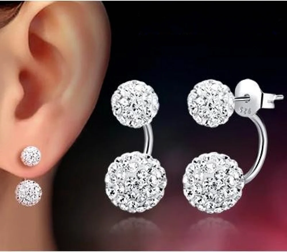 Cubic Zirconia серьги гвоздики