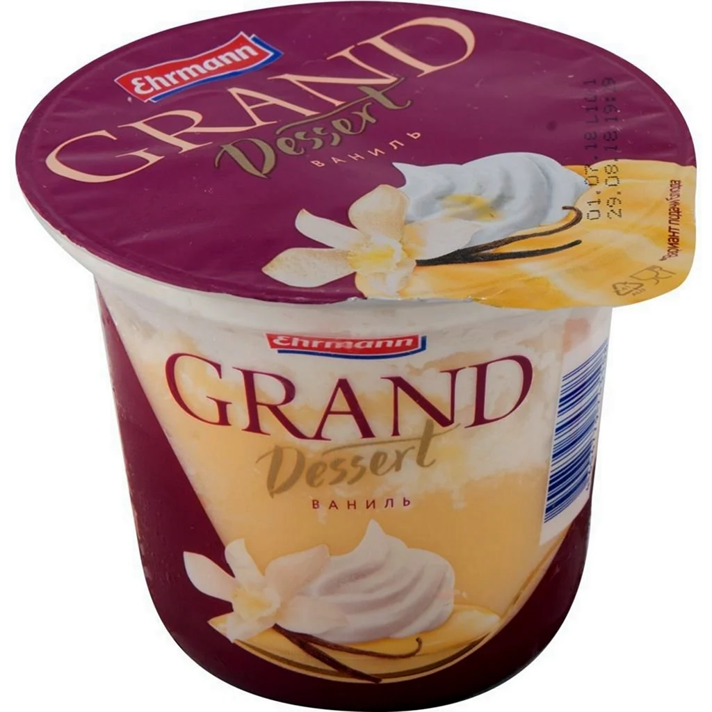 Ehrmann Grand Dessert ваниль 4.7 200 г
