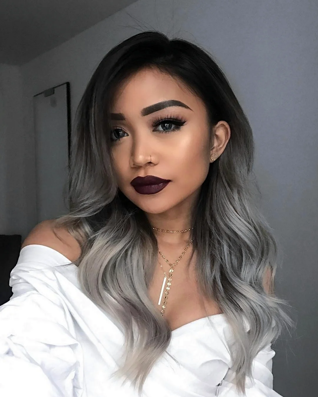 Grey Ombre hair