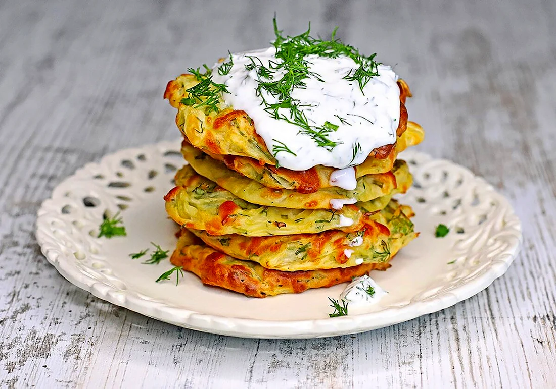 Капустные оладушки