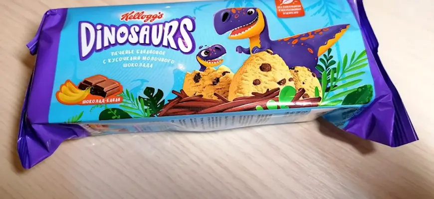 Kellogg Dinosaurs печенье