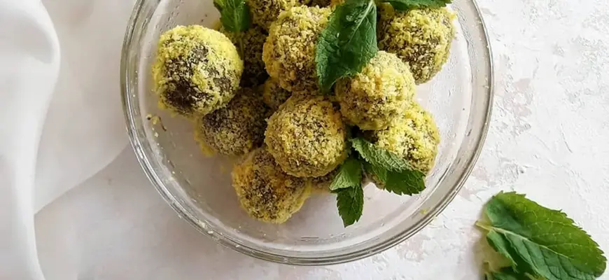 Конфеты из зеленой гречки