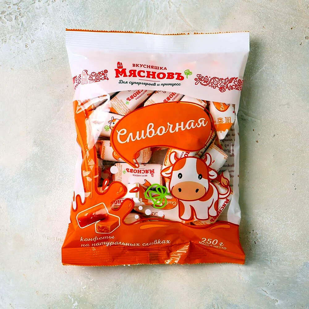 Конфеты коровка мяснов
