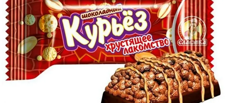 Конфеты курьёз хрустящ.лакомство шоколадн. 500 Гр