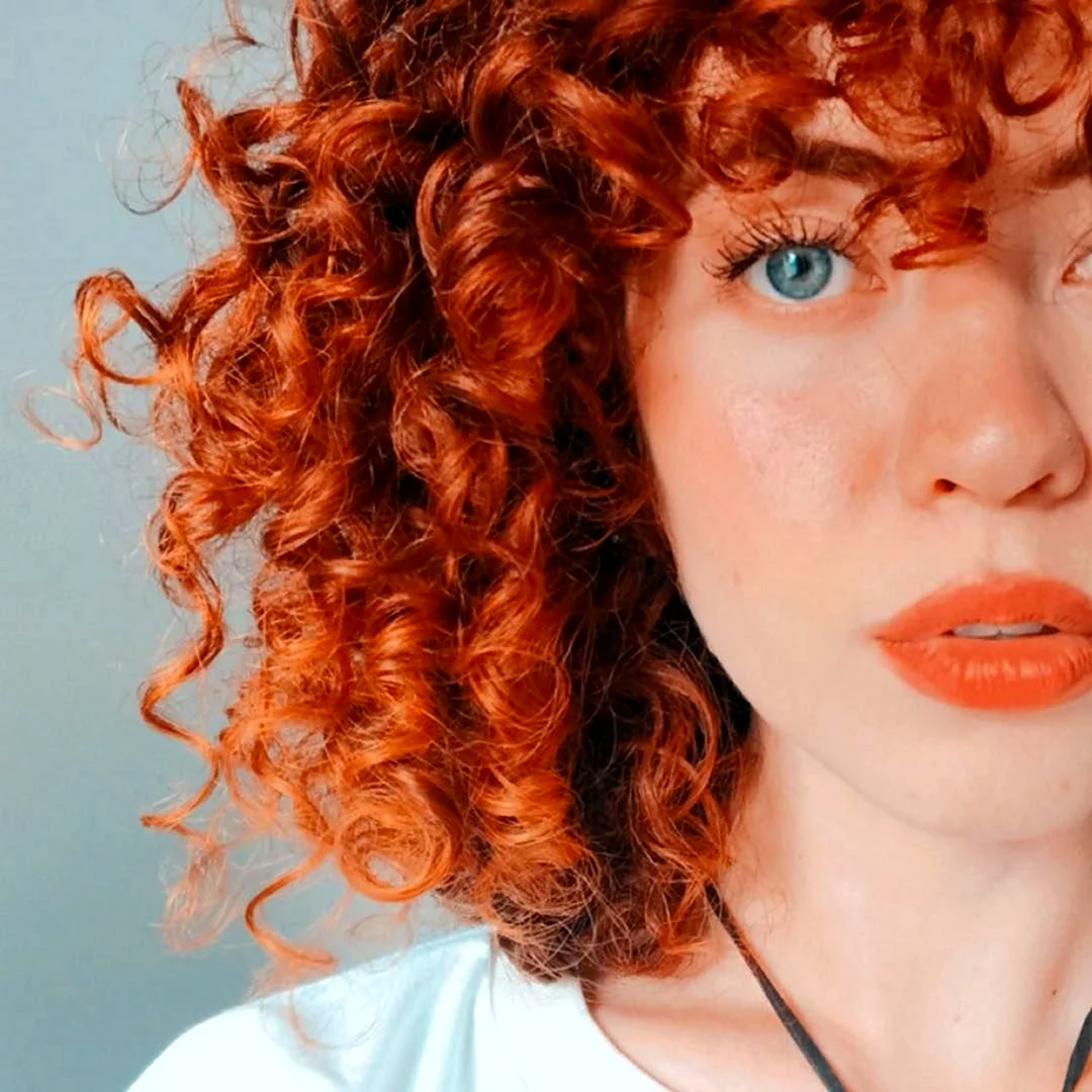 Redhead curly