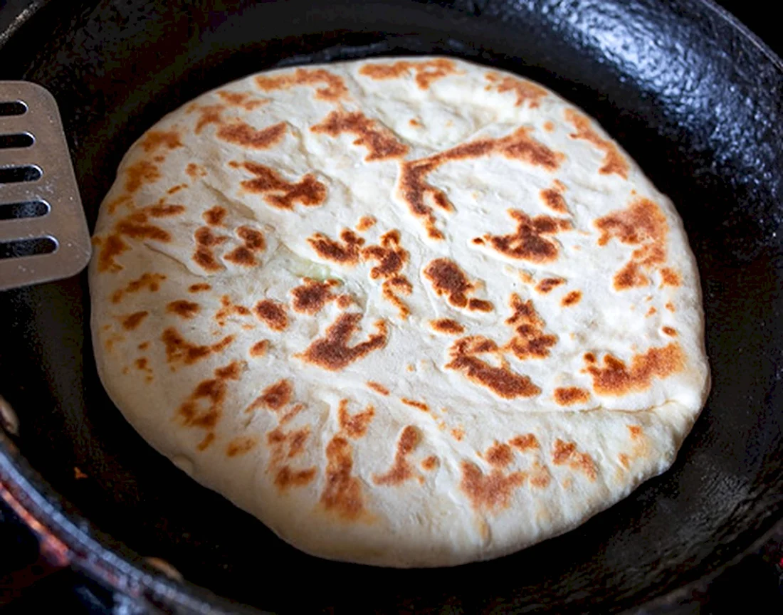 Лепешки с адыгейским сыром