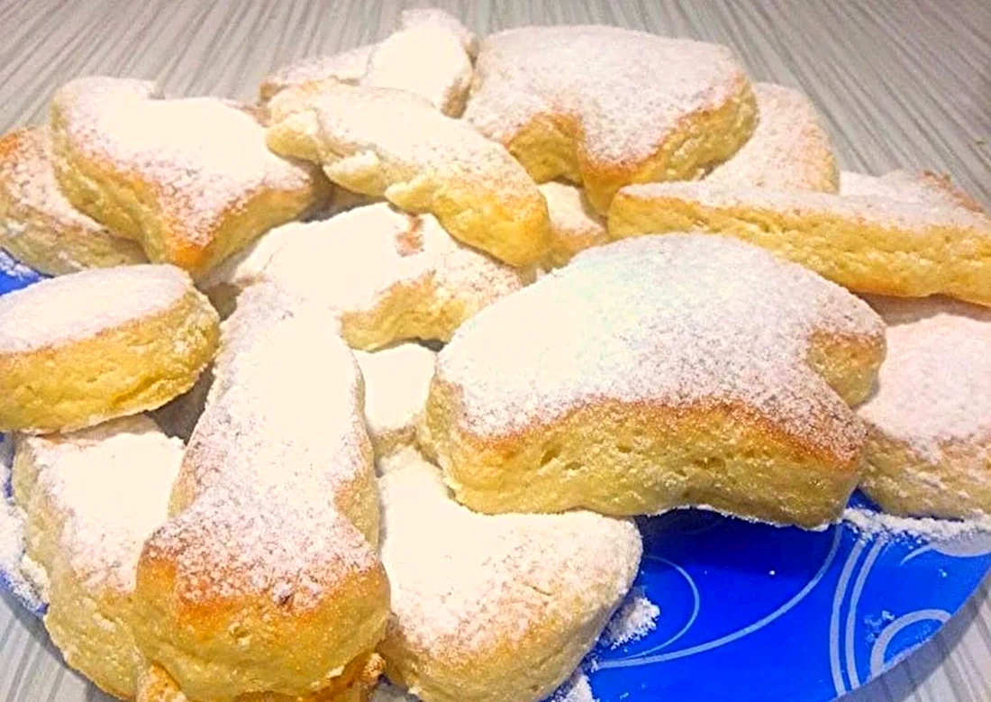 Мягкое печенье с творогом