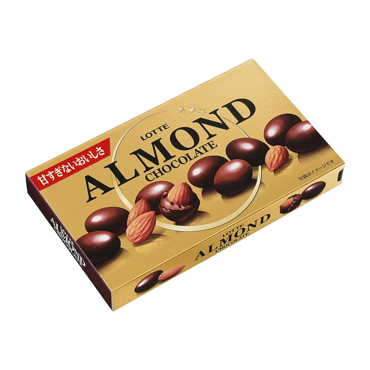 Миндаль Lotte Almond в шоколаде коробка 86 гр