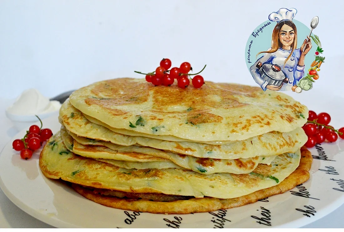 Нежные кабачковые блинчики