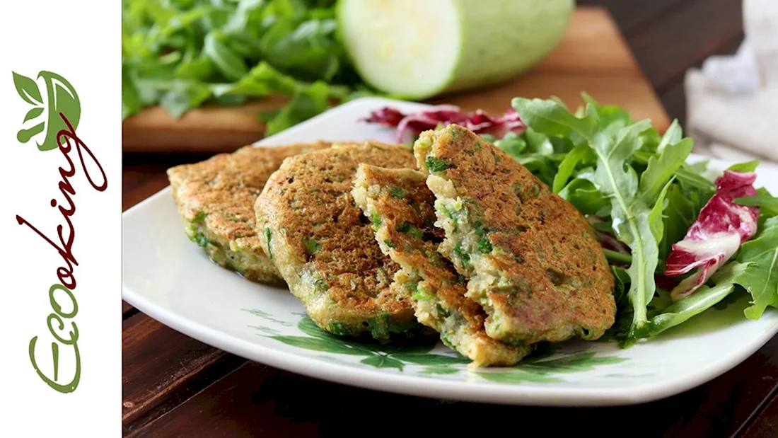 Оладьи из цукини Азбука вкуса