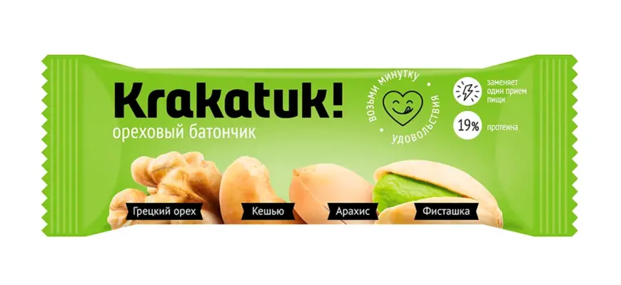 Ореховый батончик Krakatuk