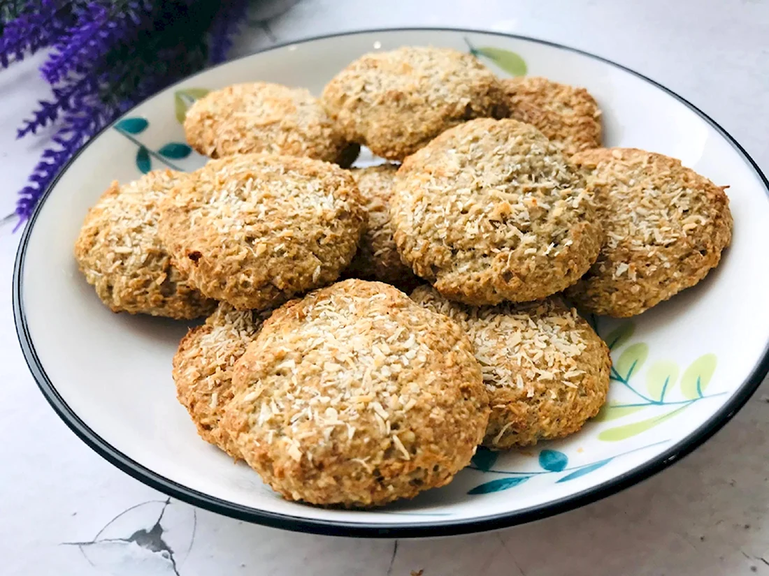 Овсяный кулич из печенья