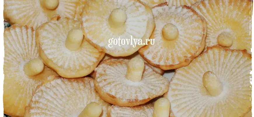 Печенья грибочки опята