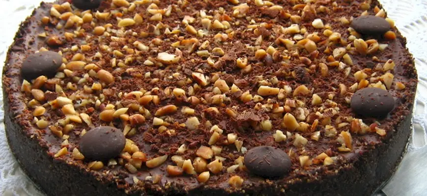 Пирог с арахисовым маслом