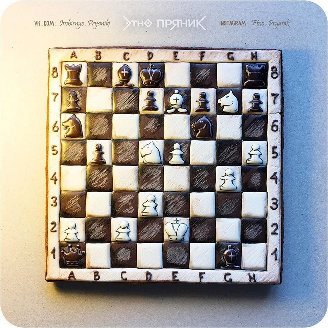 Пряник шахматная доска