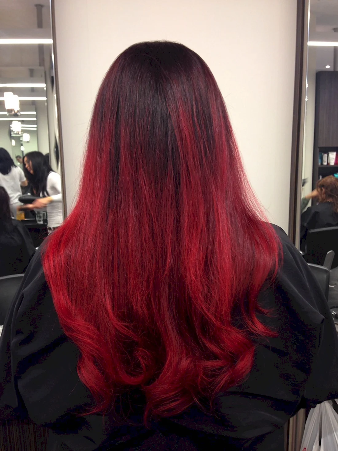 Red Ombre hair
