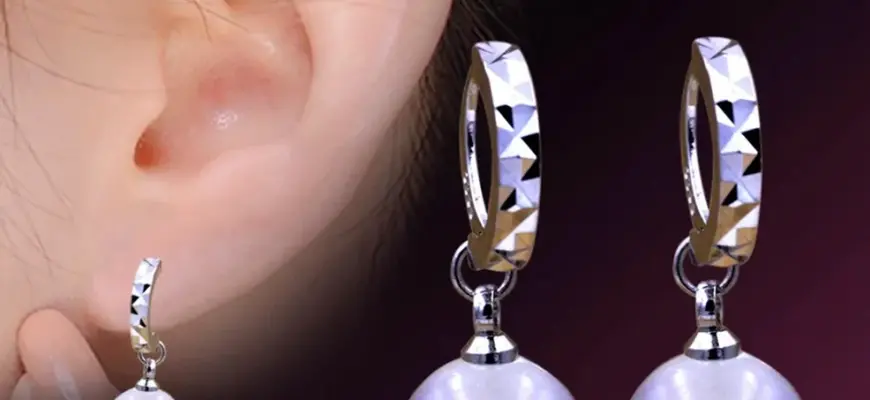 Серьги Южная Корея