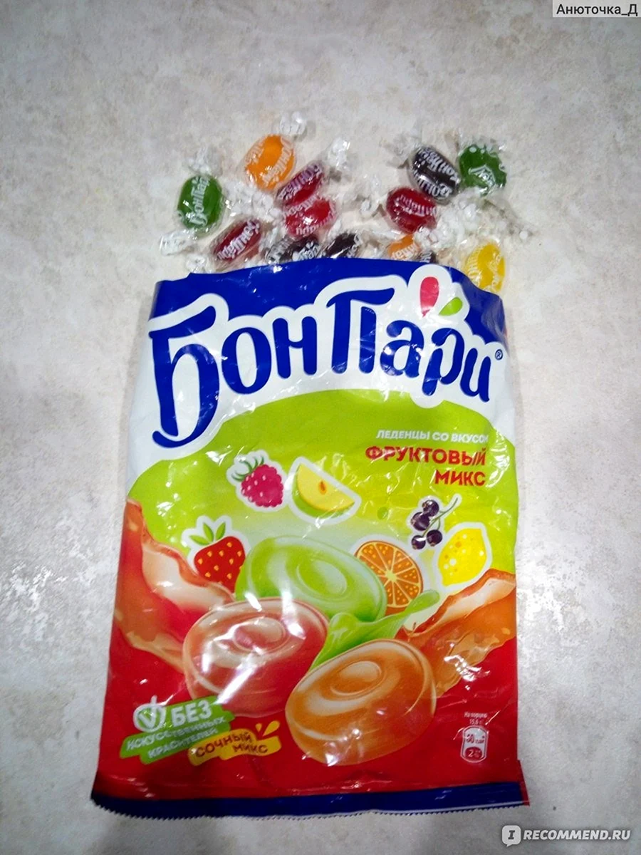 Сосательные конфеты Бон пари