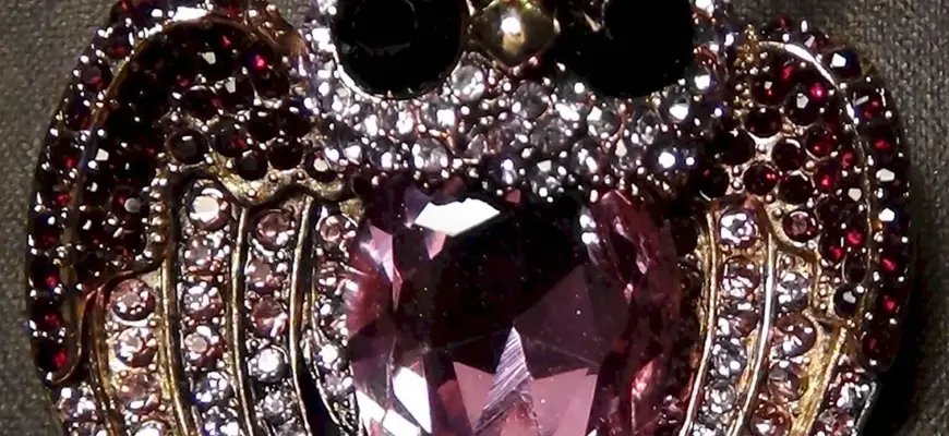 Swarovski брошь Сова