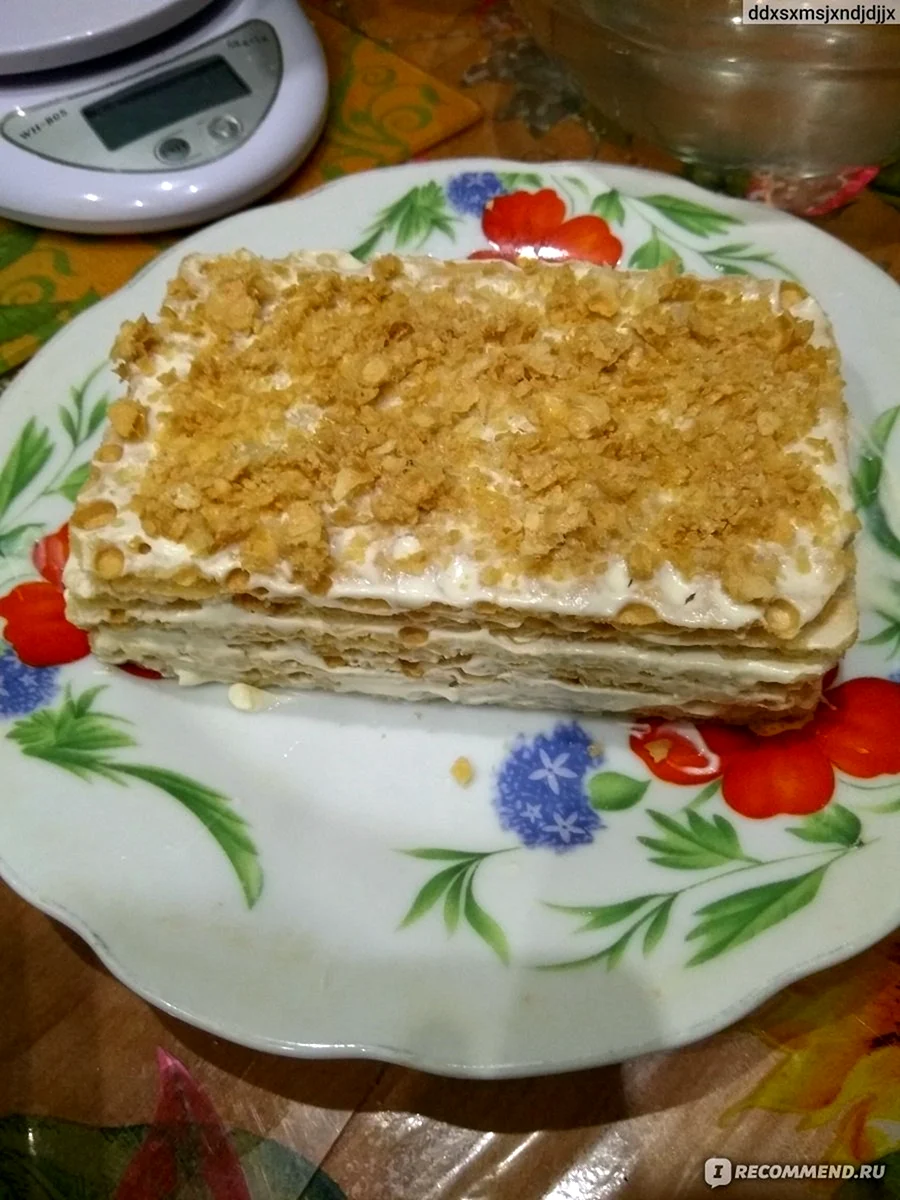 Торт из вафельных хлебцев