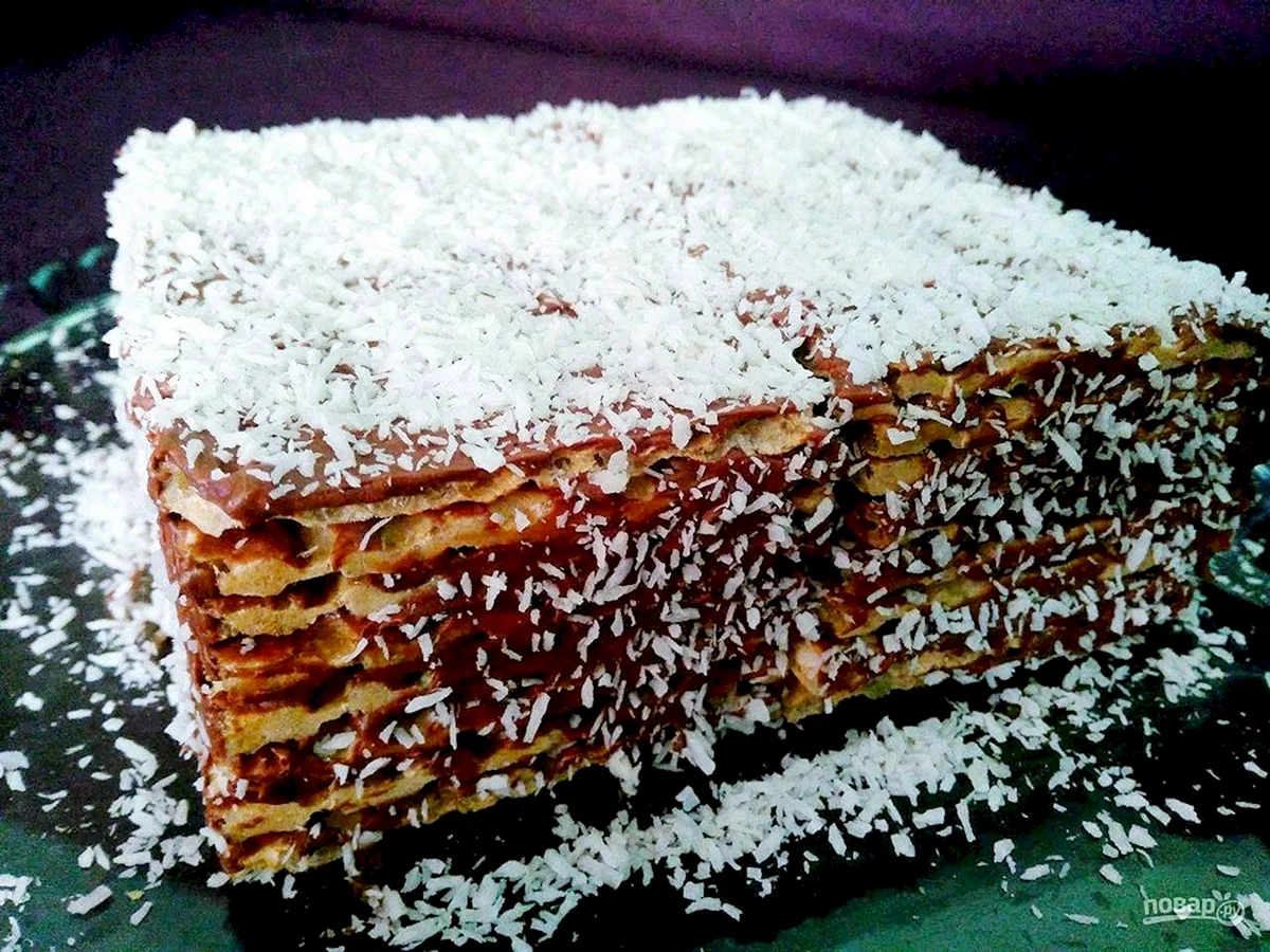 Торт из вафельных хлебцев