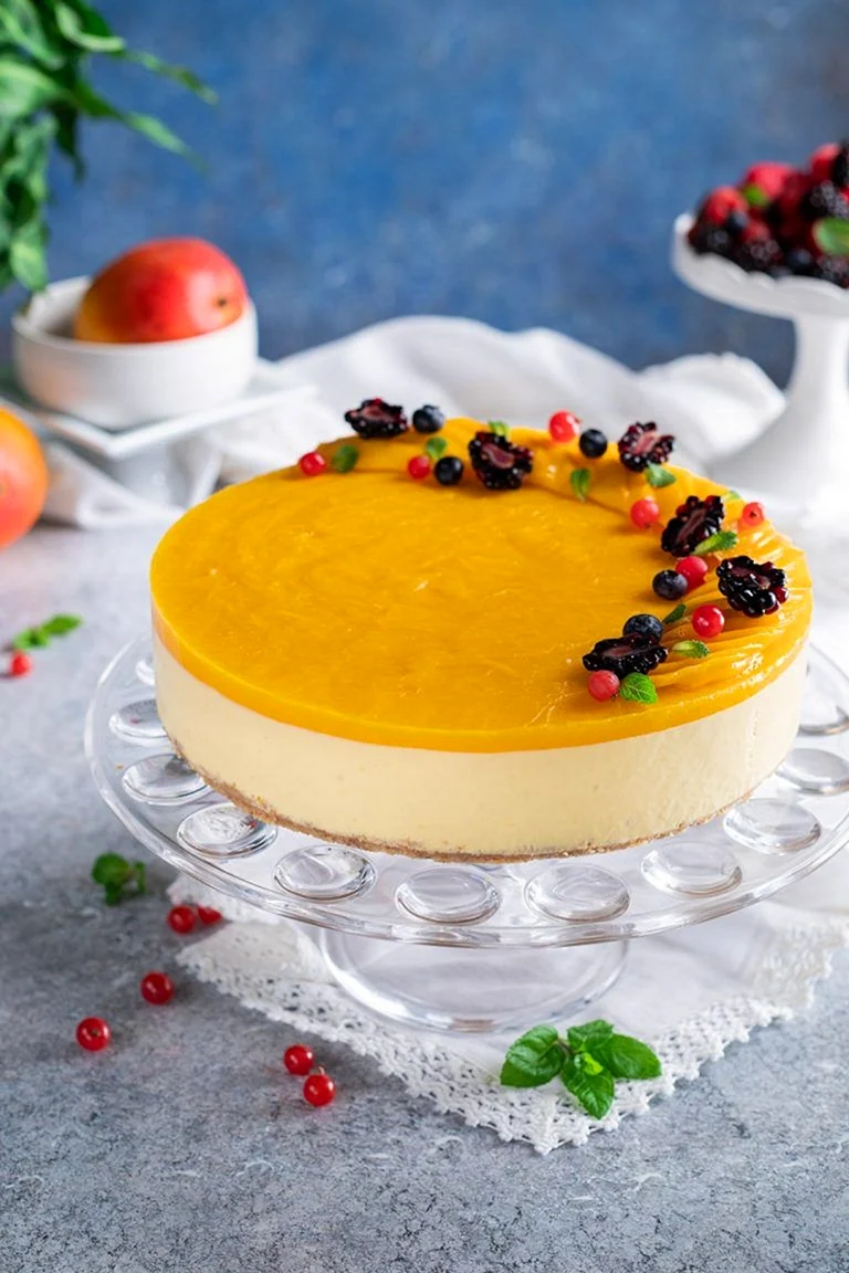 Торт с манговым муссом