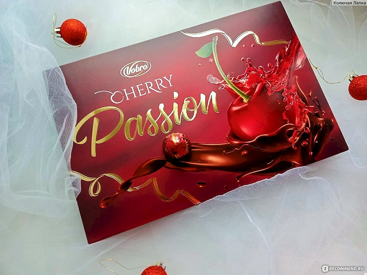 Vobro конфеты Cherry passion шоколадные